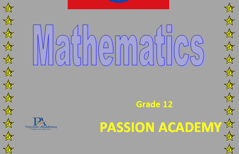Mathematics for Grade 12